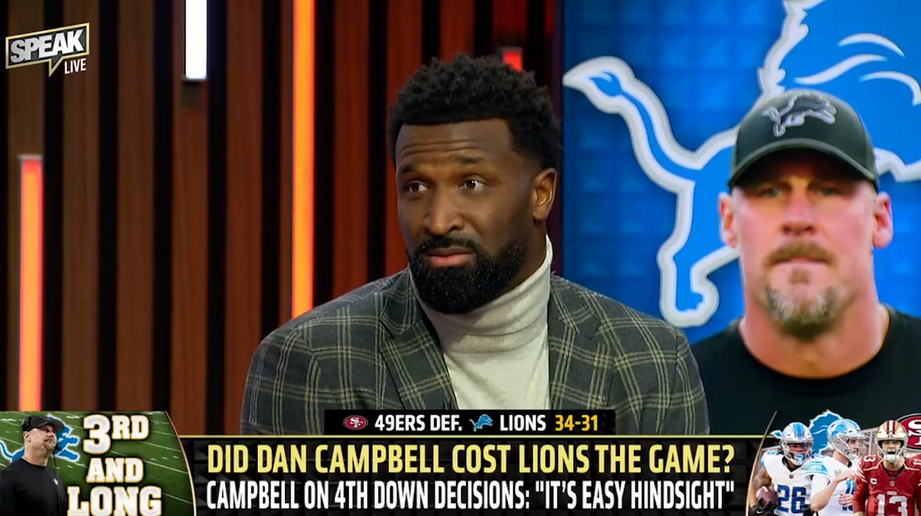 Did Dan Campbell's aggressive game plan cost the Lions a Super Bowl LVIII trip? | NFL | SPEAK