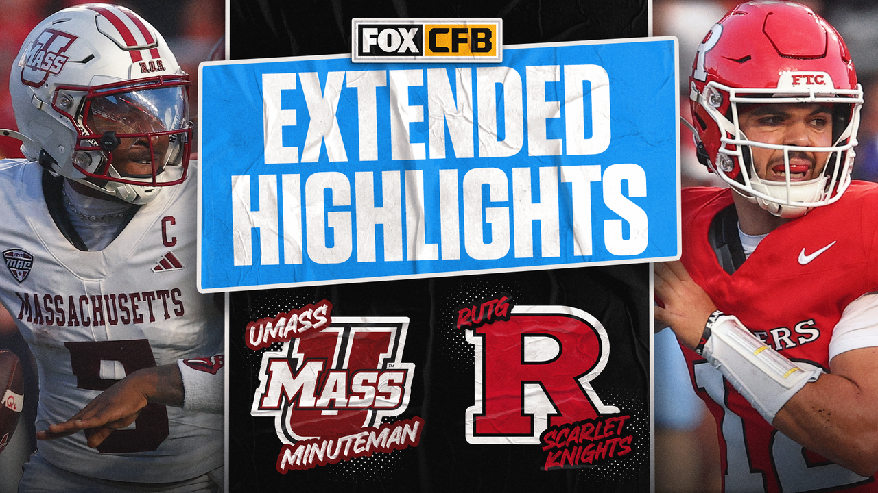 UMass Minutemen vs Rutgers Scarlet Knights Highlights 🏈 CFB on FOX