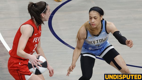 “Caitlin Clark is being targeted” — Geno Auriemma on WNBA's treatment of the Fever star | Undisputed