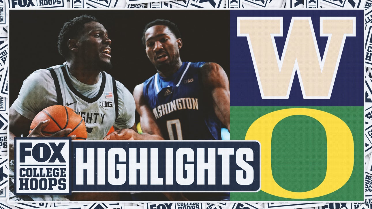 Washington Huskies vs. No. 15 Oregon Ducks Highlights | CBB on FOX