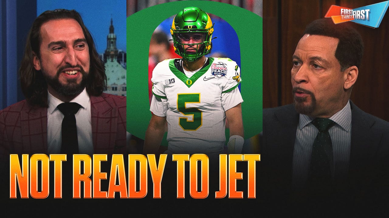 Are Jets the biggest reason for Dante Moore returning to Oregon? | First Things First