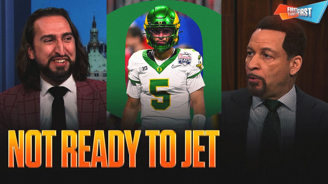 Are Jets the biggest reason for Dante Moore returning to Oregon? | First Things First