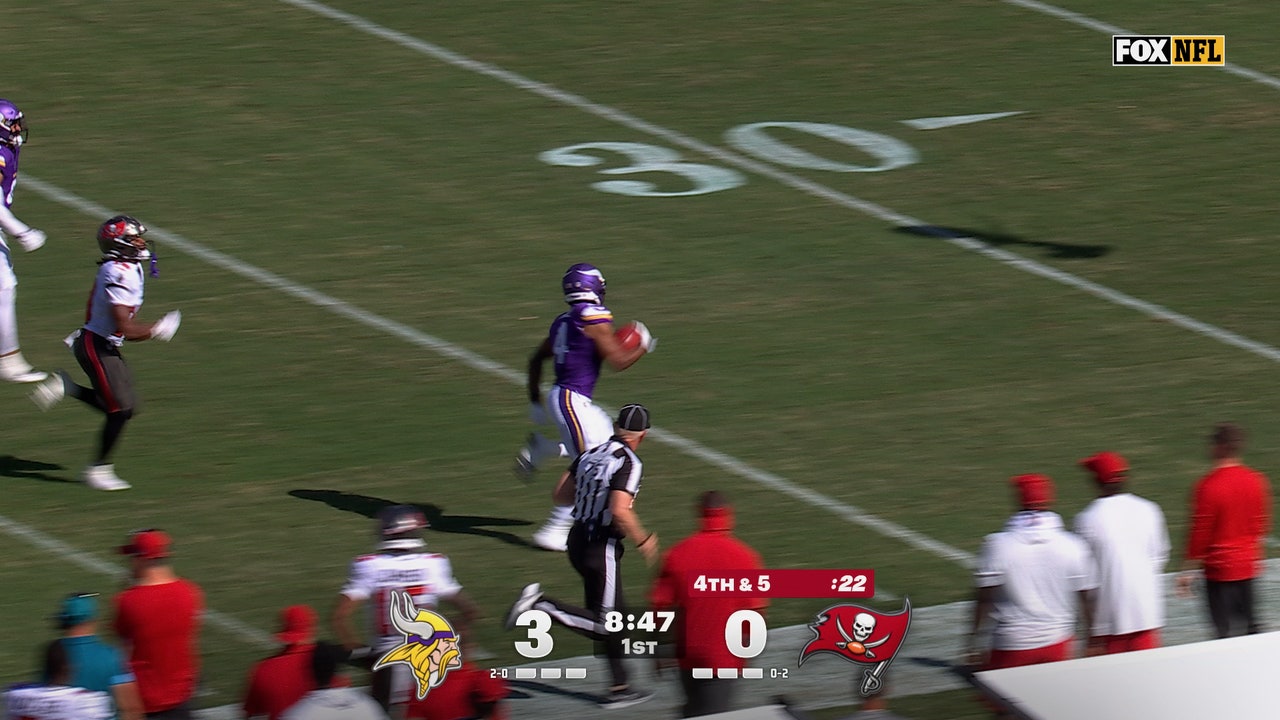 Myles Price returns 86-yard punt return for TD, giving Vikings early lead over Bucs | NFL Highlights