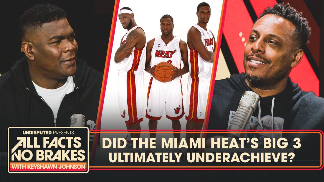 Paul Pierce sounds off on Miami Heat's Big 3 of LeBron, Wade & Bosh |  All Facts No Brakes