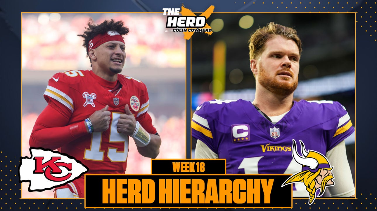 Herd Hierarchy: Chiefs sit on top, Vikings march on to 2025 heading into Week 18 | The Herd