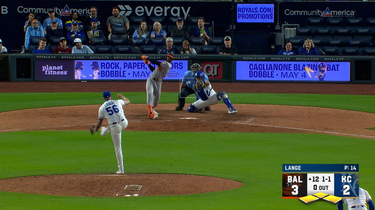 Orioles' Leody Taveras crushes go-ahead GRAND SLAM in 12th inning, sealing win over Royals