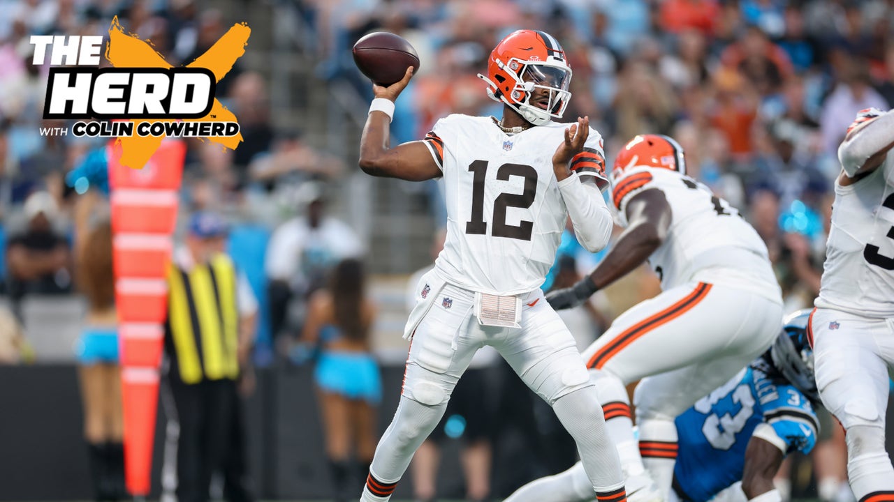 Shedeur Sanders gets top PFF rookie grade, Injures Oblique in practice | The Herd