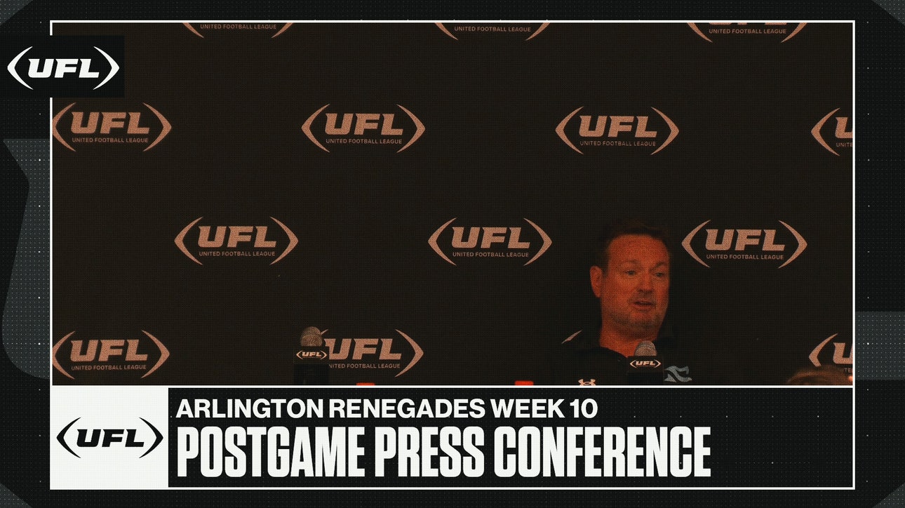 Arlington Renegades week 10 postgame press conference | United Football League