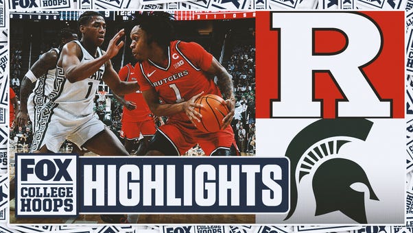 Rutgers Scarlet Knights vs. No. 8 Michigan State Spartans Highlights 🏀 FOX College Hoops