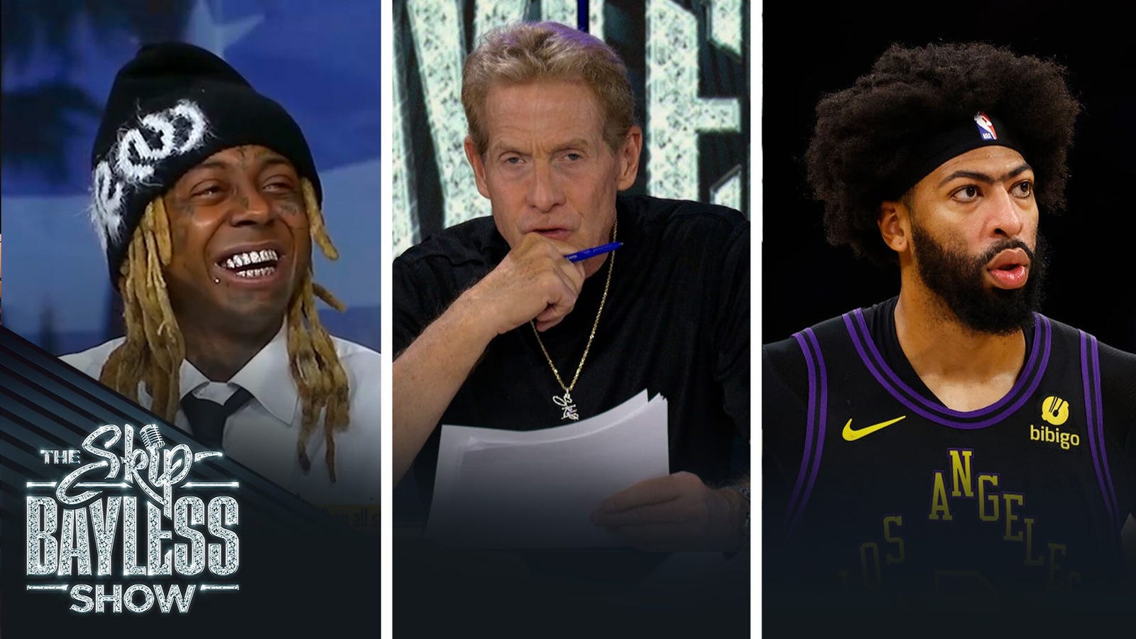 Skip disagrees with Lil Wayne that the Lakers should trade Anthony Davis | The Skip Bayless Show