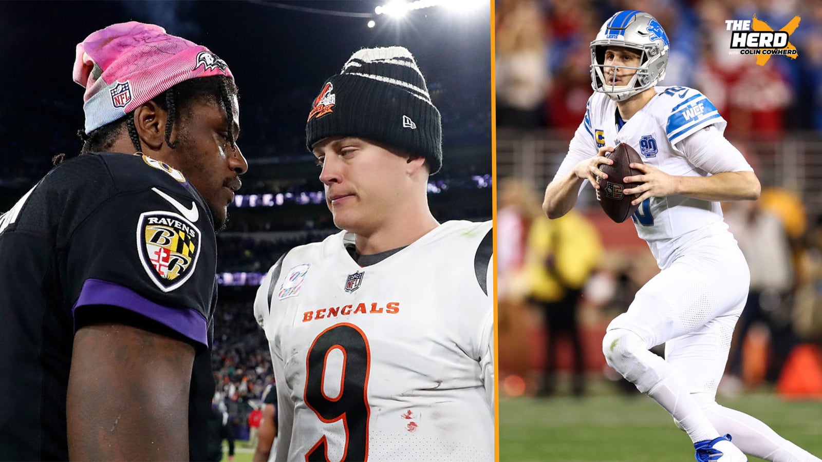 Colin decides whether he would take Lamar Jackson or Joe Burrow over Jared Goff