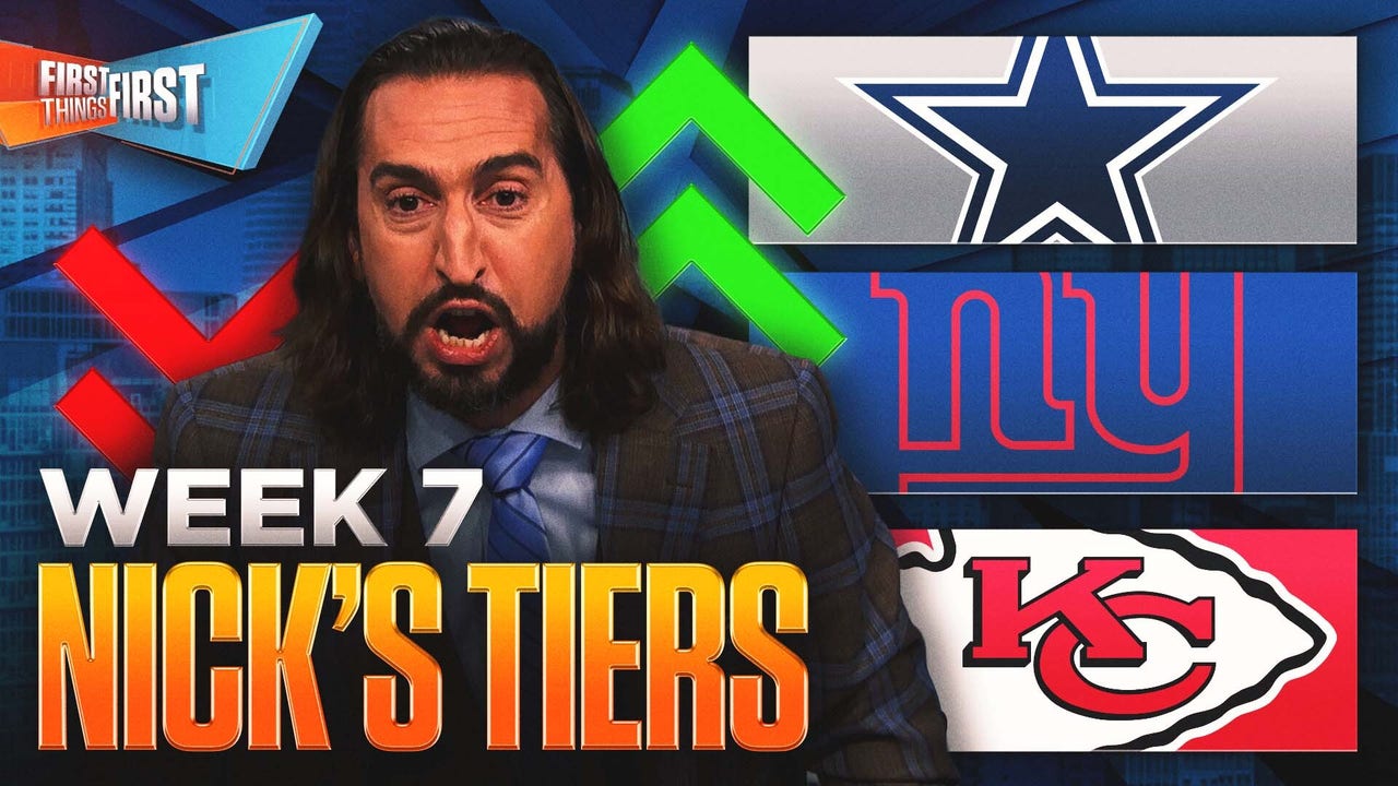 Cowboys & Giants ‘STRIVING FOR MEDIOCRITY’, Chiefs ‘hiding in plain sight’ on Nick’s Tiers | FTF
