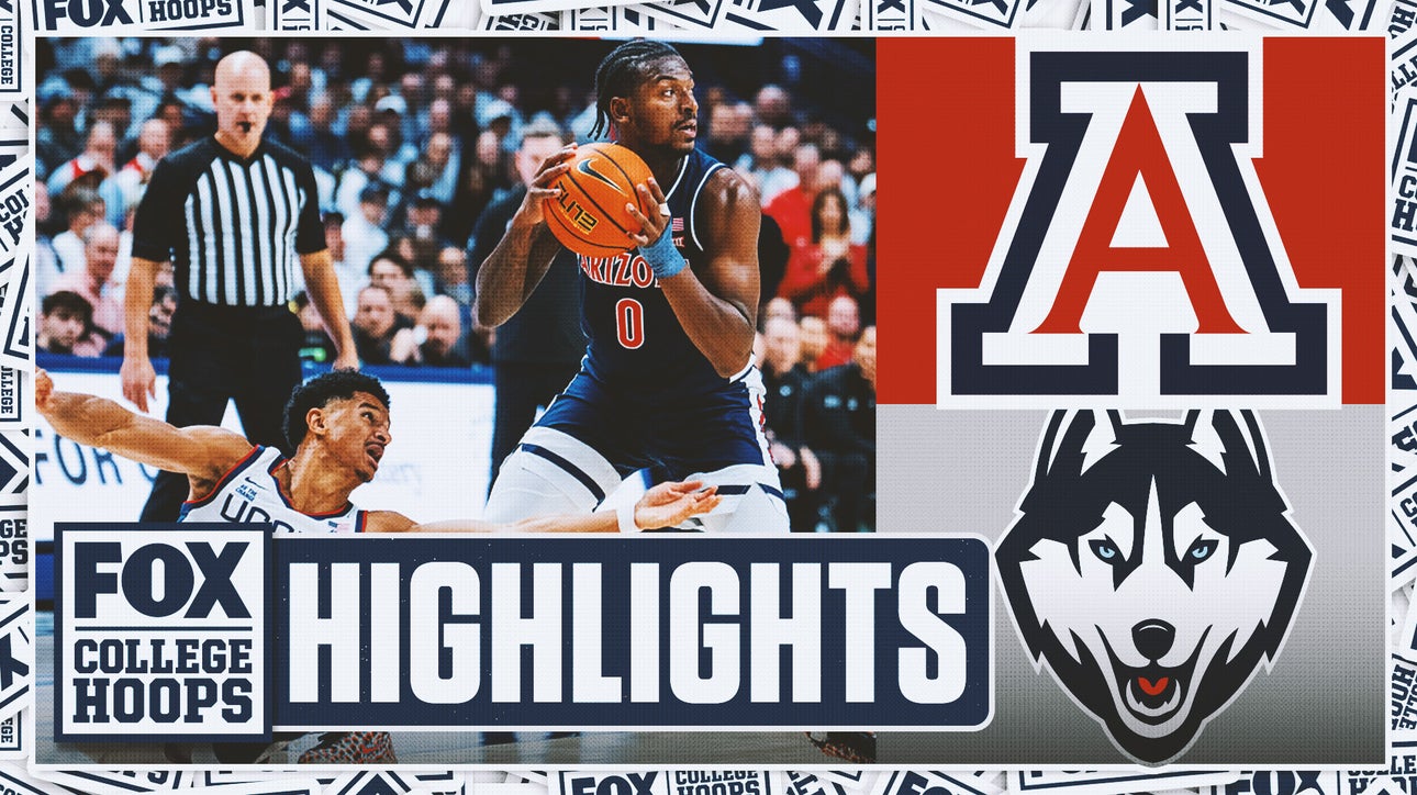 No. 4 Arizona Wildcats vs. No. 3 UConn Huskies Highlights | FOX College Hoops