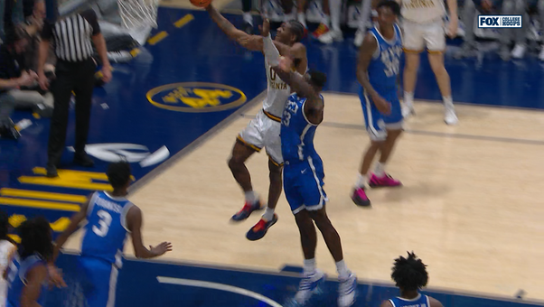 Brenen Lorient converts a tough layup, helping West Virginia take down No. 19 BYU