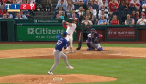 Phillies' Bryce Harper DRILLS a solo homer to extend lead over Rangers