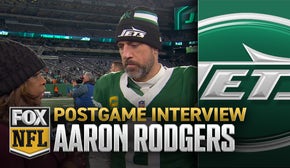 Aaron Rodgers discusses Jets future after dominant win over Dolphins | NFL on FOX