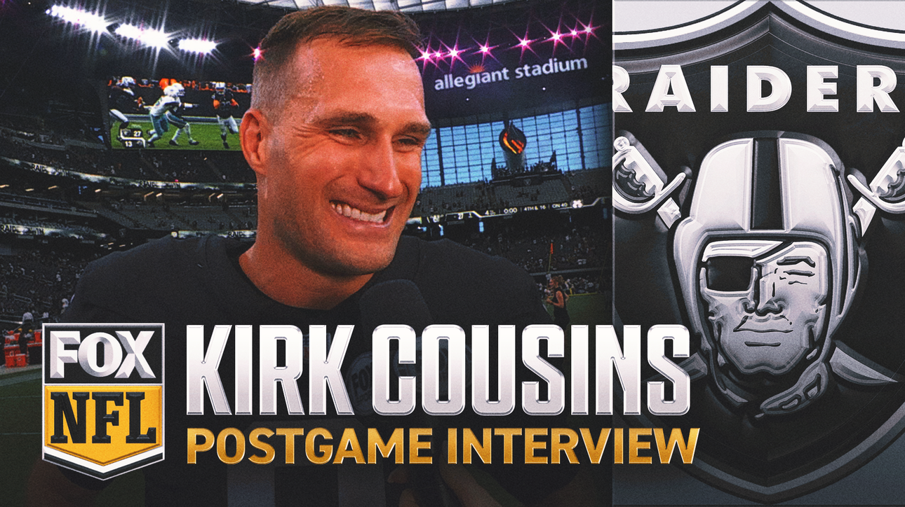 Kirk Cousins dives into his first victory with Raiders, Ashton Jeanty and complete win vs Dolphins