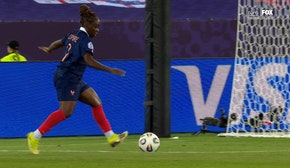 Marie-Antoinette Katoto & Sandy Baltimore score in quick succession, giving France 2-0 lead over England