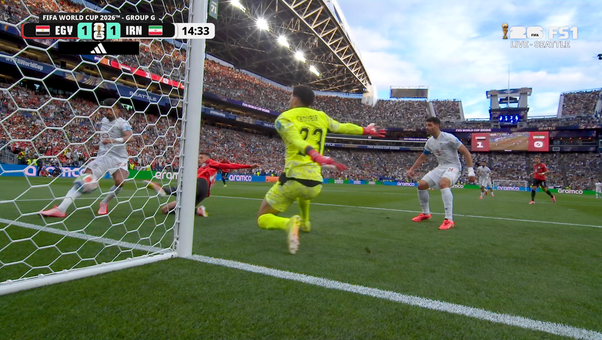 Iran's Ramin Rezaeian scores equalizer against Egypt | 2026 FIFA World Cup™