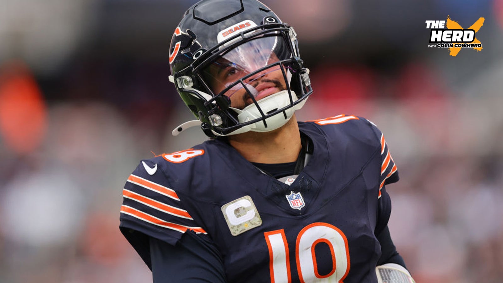 Is Caleb Williams' struggles due to a lack of support from the Bears? 