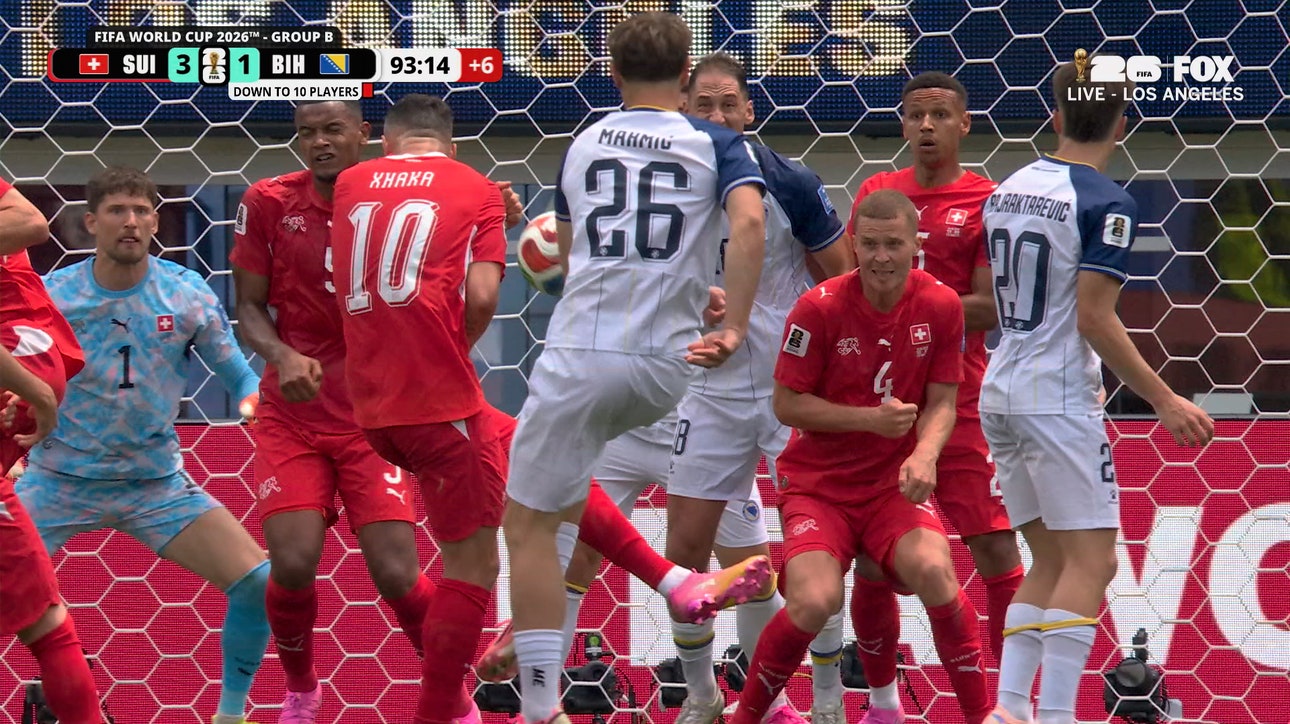 Bosnia and Herzegovina trims deficit against Switzerland with Ermin Mahmić goal | 2026 FIFA World Cup™