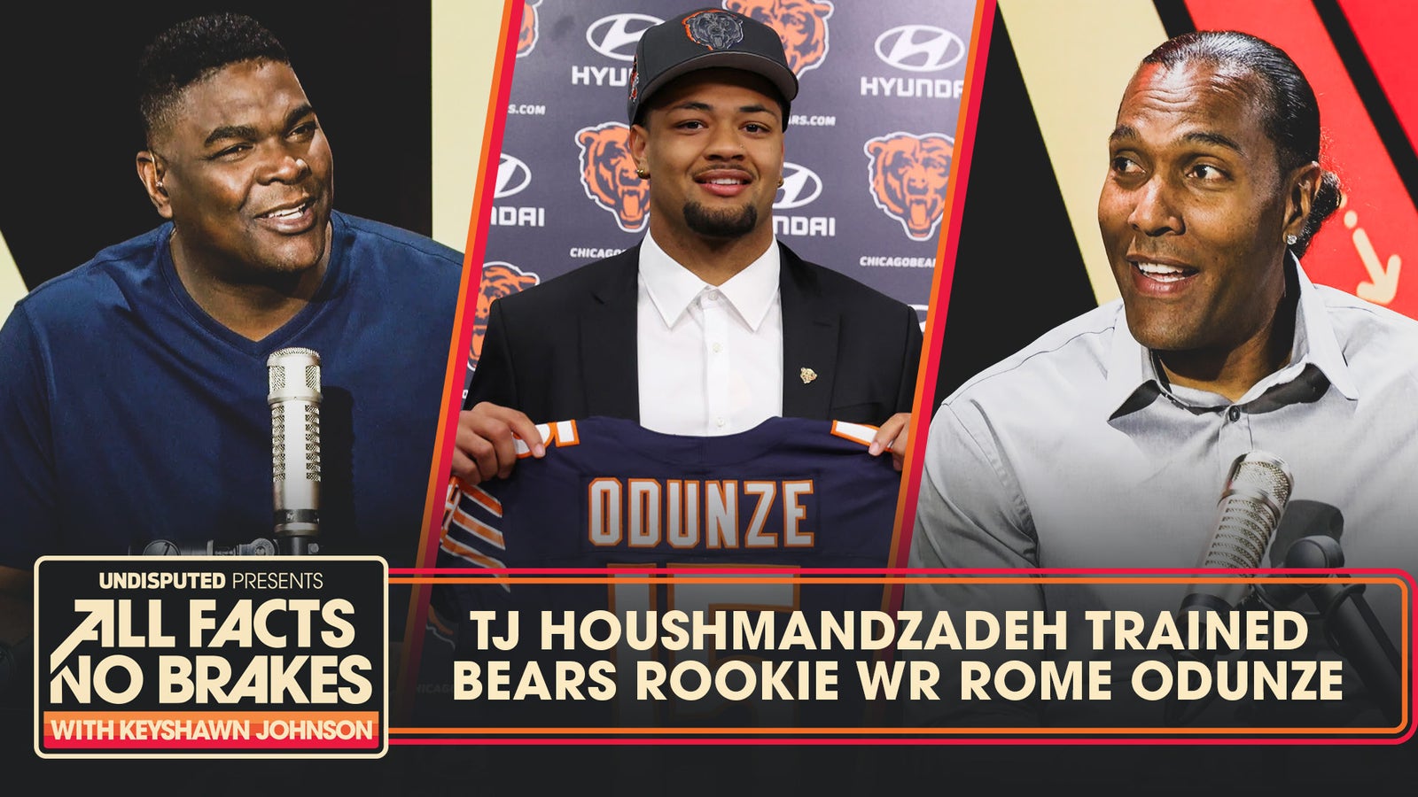 TJ Houshmandzadeh ranks Bears' Rome Odunze the best rookie WR over Marvin Harrison Jr.