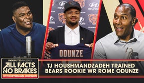 TJ Houshmandzadeh ranks Bears Rome Odunze the best rookie WR over Marvin Harrison Jr.
