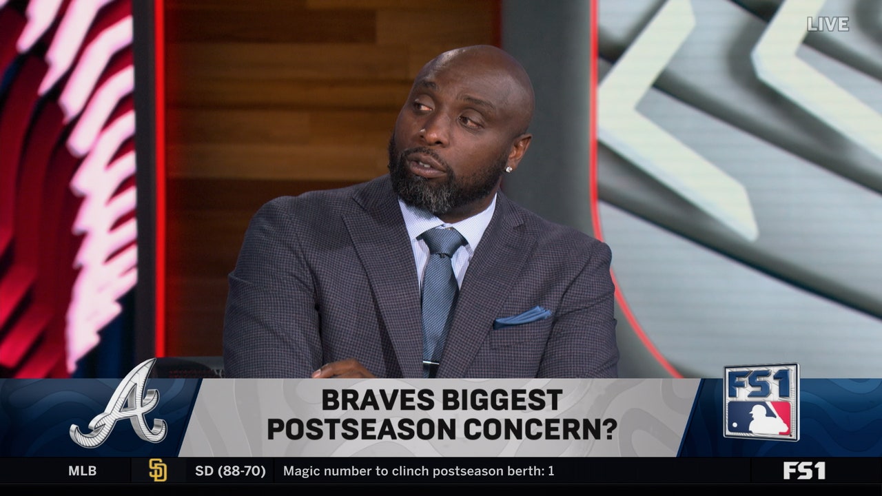 What is the biggest concern for the Atlanta Braves going to the postseason?