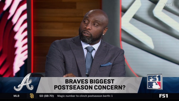 What is the biggest concern for the Atlanta Braves going to the postseason?