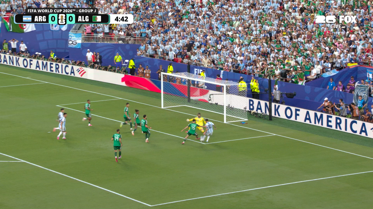 Argentina’s Lionel Messi has goal called back for offsides vs Algeria | 2026 FIFA World Cup™