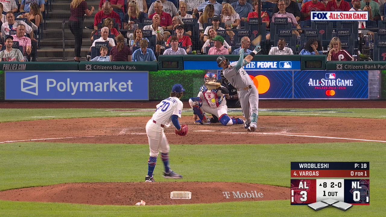Miguel Vargas hits solo homer to extend AL's lead over NL