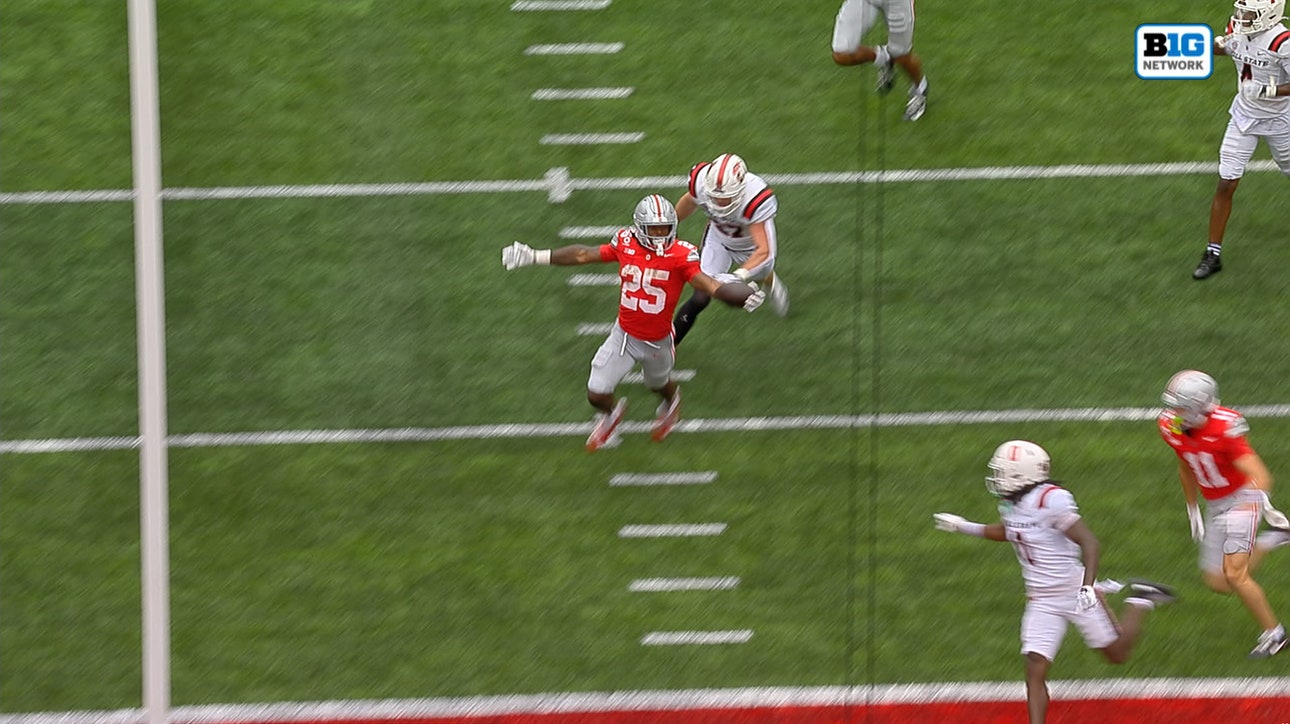 Bo Jackson BURSTS for 65-yard TD run, extending Ohio State's lead over Ball State 