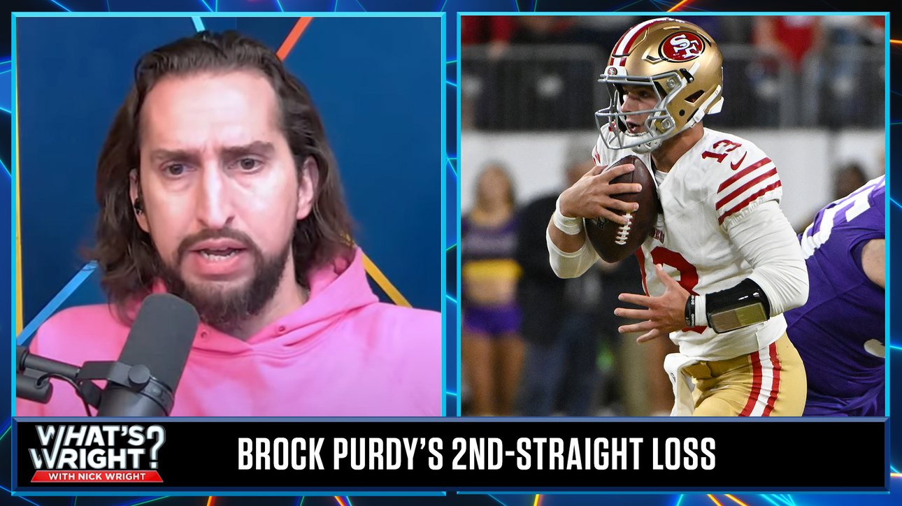 The Brock Purdy party's over after 49ers 2nd-straight loss | What’s Wright?