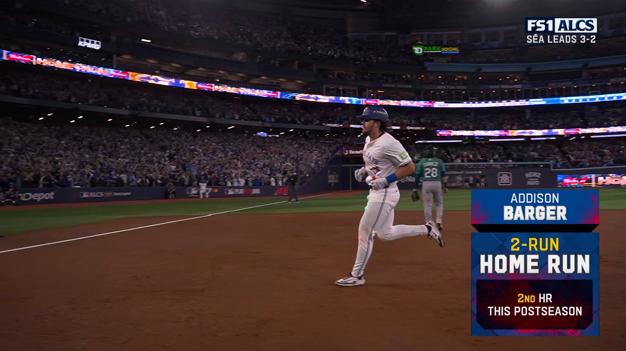 Addison Barger crushes two-run homer, extending Blue Jays' lead over Mariners