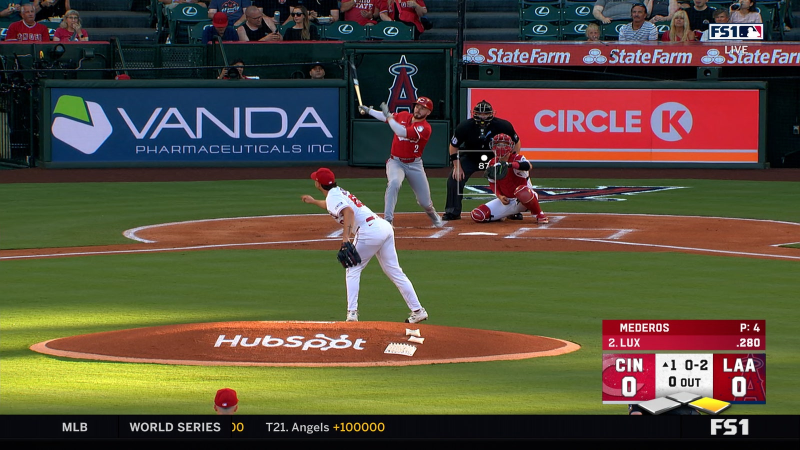 Gavin Lux crushes a two-run homer, grabbing Reds' lead over Angels