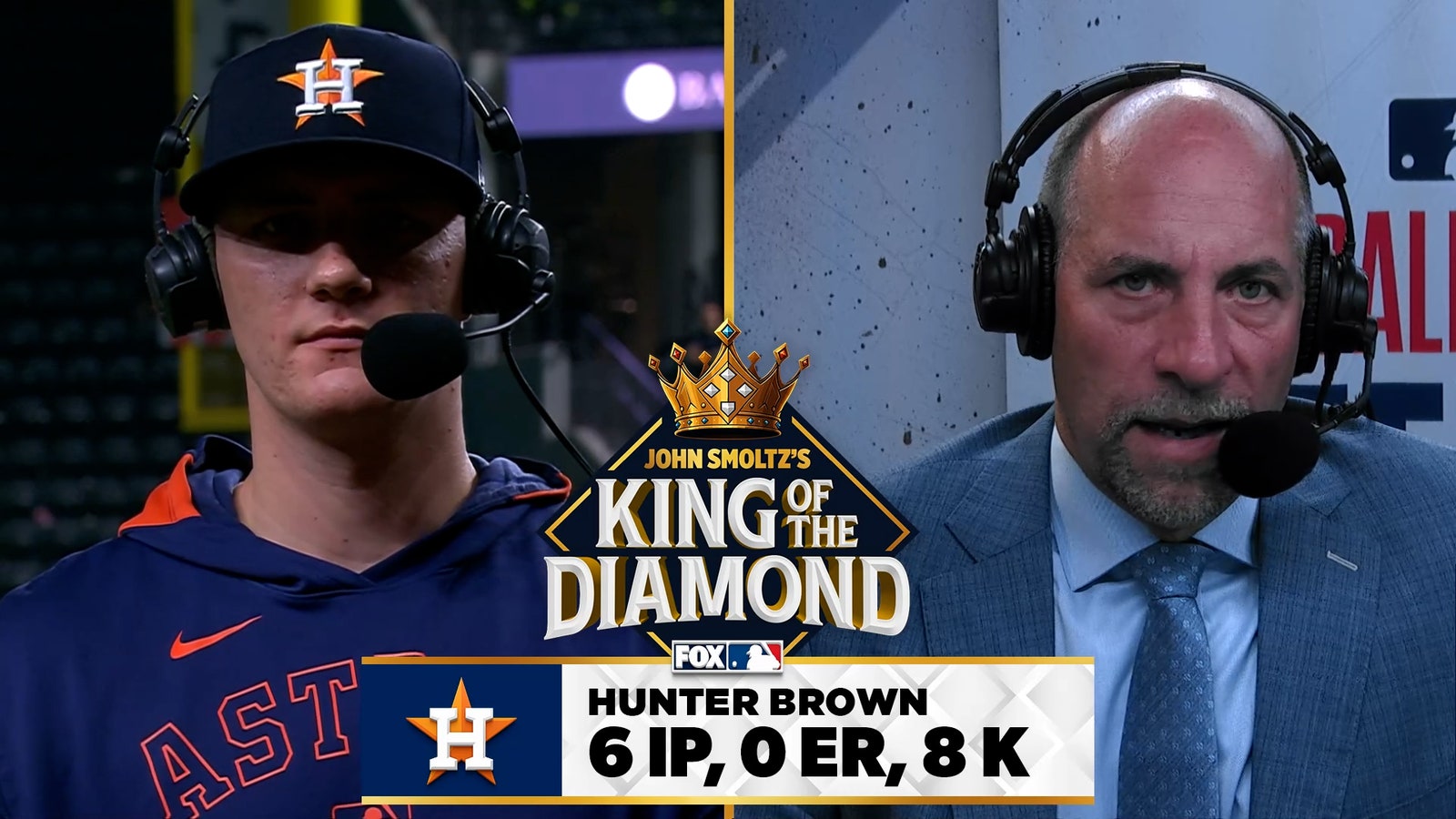 Astros' Hunter Brown on his six scoreless frames against Rangers 🏆 | King of Diamond