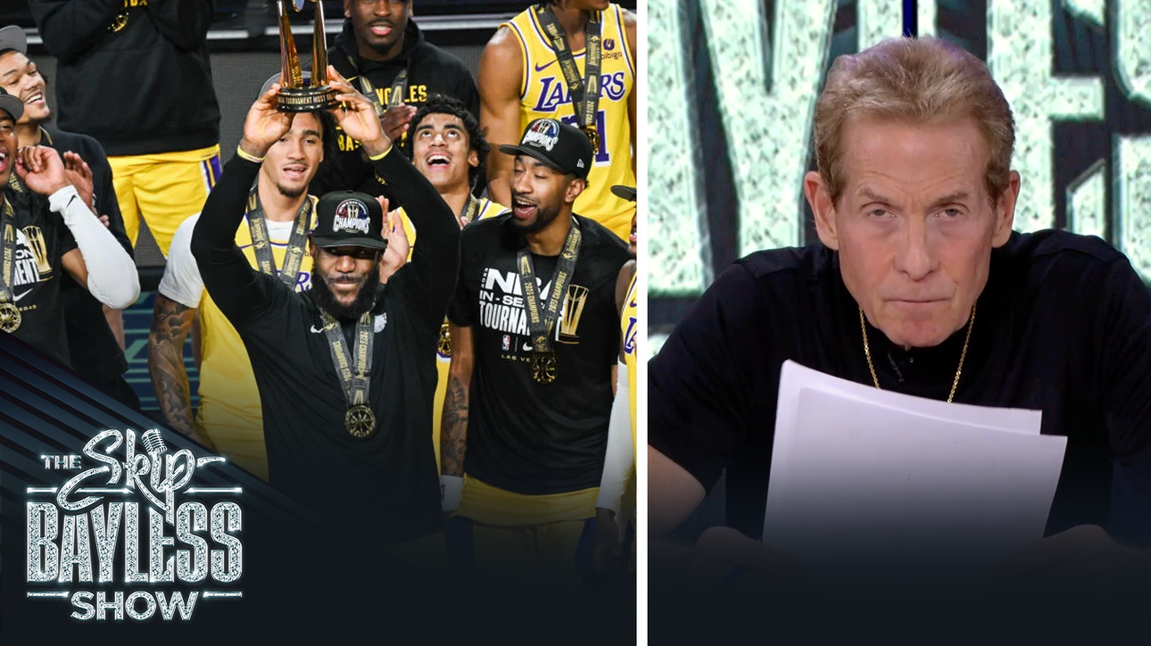 Skip says Lakers, LeBron should be ashamed for raising an IST banner | The Skip Bayless Show
