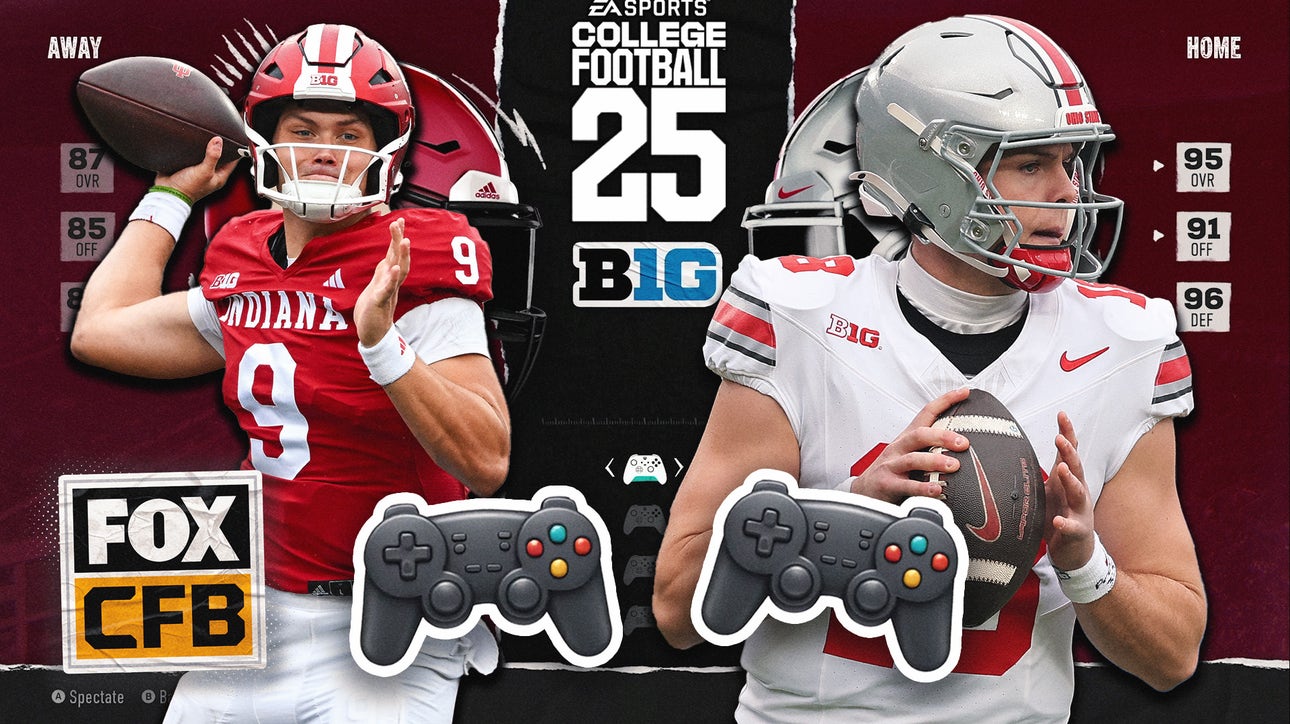 No. 5 Indiana vs. No. 2 Ohio State Big Noon Kickoff | College Football 25 Simulation