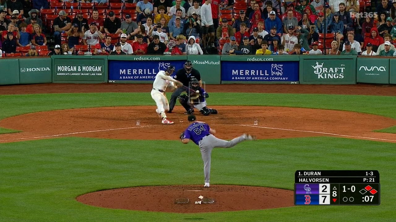 Jarren Duran crushes a three-run homer, sealing Red Sox's 10-2 win over Rockies