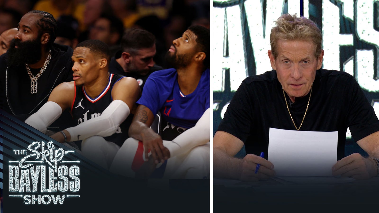 Skip breaks down the 'one way' Russ, Paul George, Kawhi Leonard and James Harden could work in L.A.