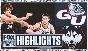 No. 8 Gonzaga Bulldogs vs. No. 18 UConn Huskies Highlights | FOX College Hoops