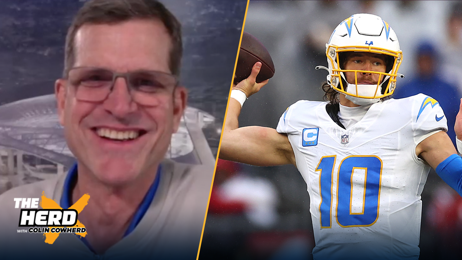 Jim Harbaugh lays out blueprint for Justin Herbert, Chargers 