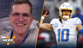Jim Harbaugh lays out blueprint for Justin Herbert, Chargers | The Herd
