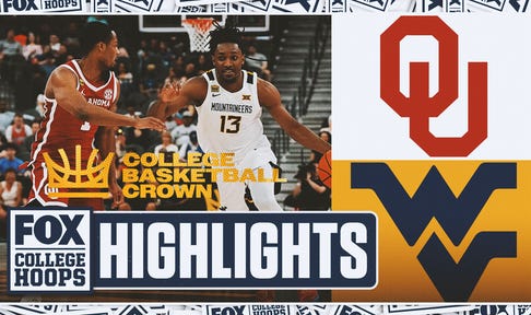 Oklahoma Sooners vs West Virginia Mountaineers The Crown Championship Highlights 🏀 FOX College Hoops