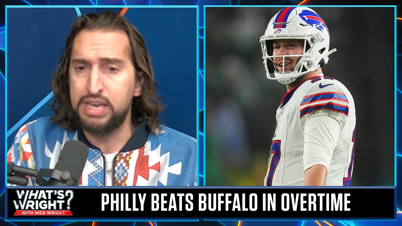 Bills blow lead vs. Eagles, no chance Josh Allen sees playoffs | What’s Wright? 