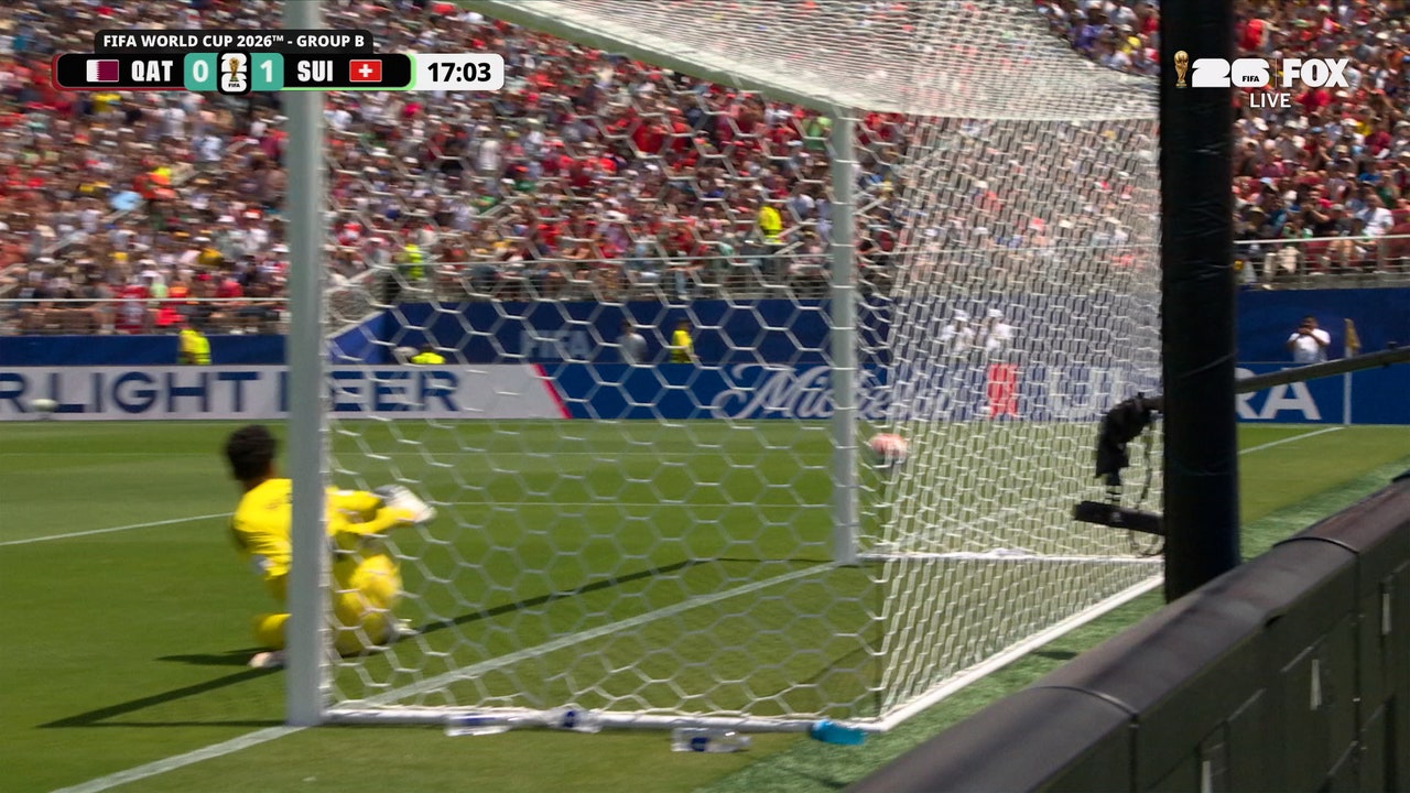 Switzerland’s Breel Embolo converts penalty kick, taking lead over Qatar | 2026 FIFA World Cup™