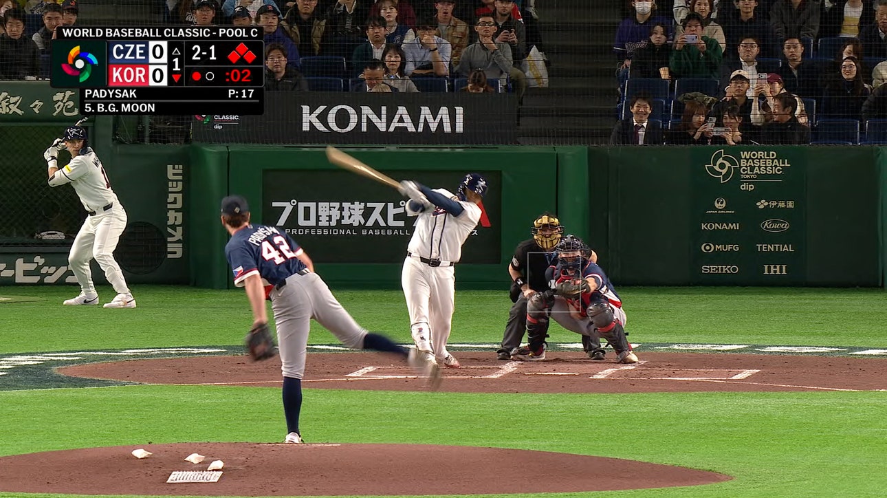 Republic of Korea's Bo Gyeong Moon hits grand slam, giving early lead over Czechia