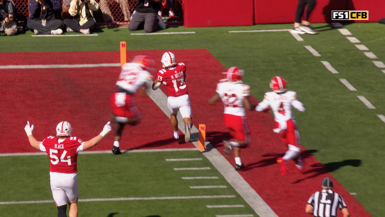 Nebraska's Mekhi Nelson rushes for 19-yard TD vs Maryland