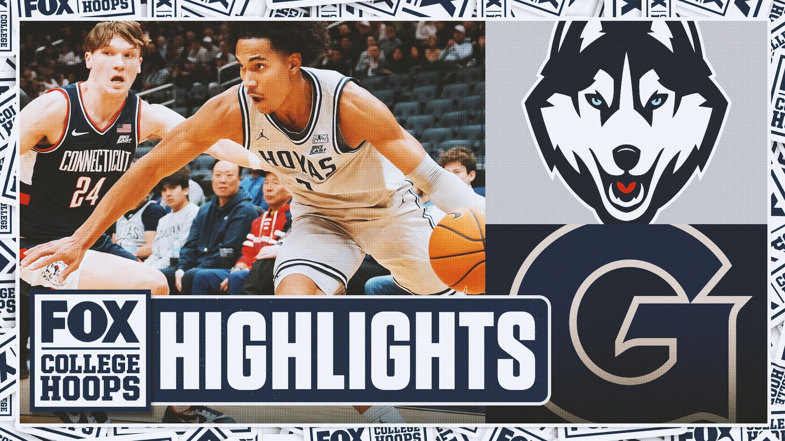No. 3 UConn vs. Georgetown Highlights 🏀 FOX College Hoops