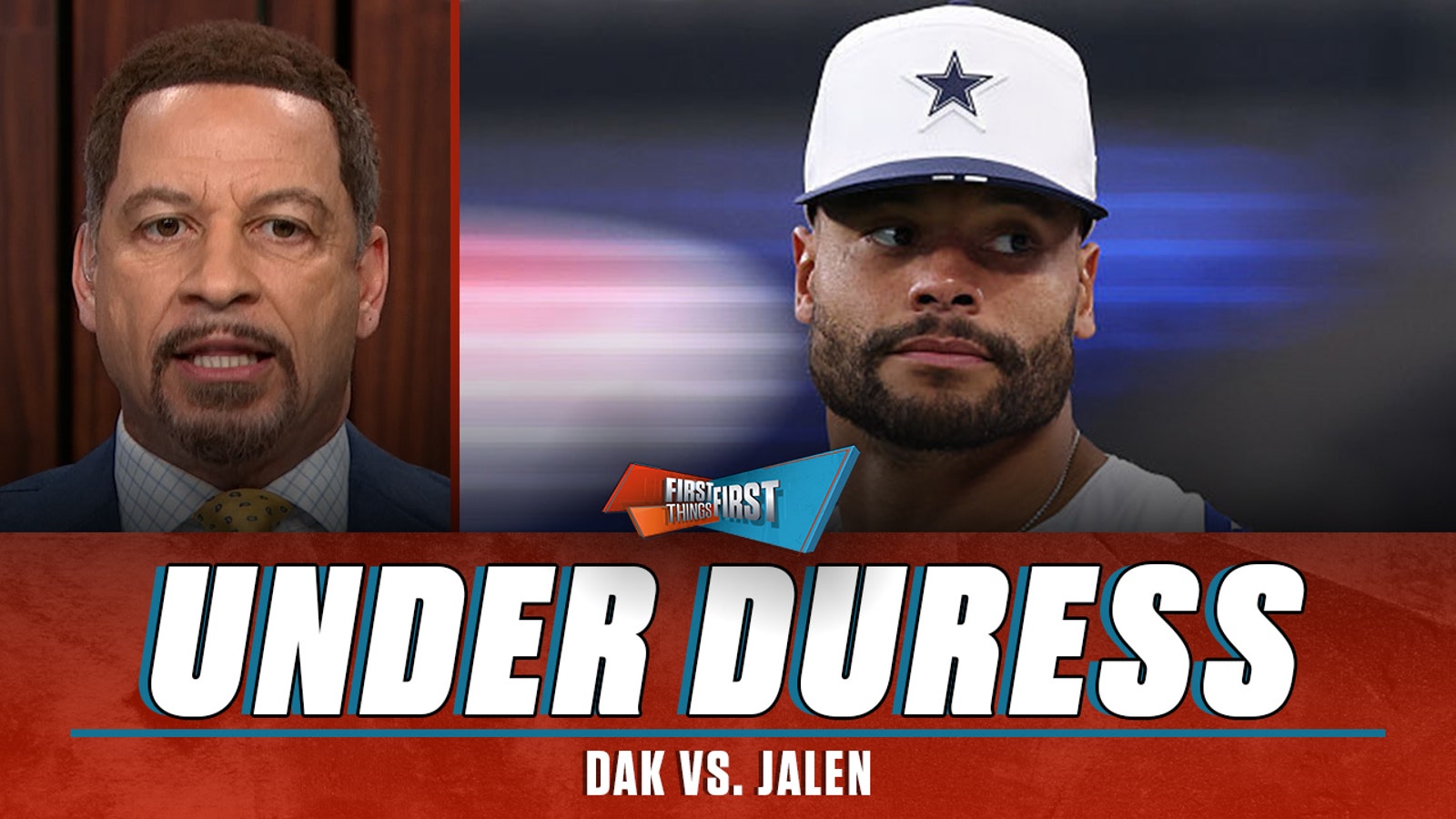 Jalen Hurts and Dak Prescott are Under Duress ahead of 2025 season opener | First Things First